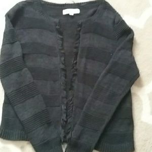 LOFT black cardigan sweater